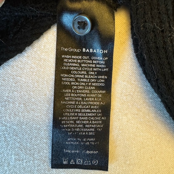 Babaton black sheer Sweater - Picture 3 of 6